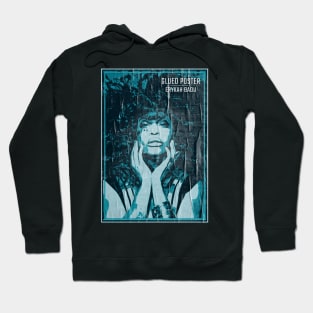 erykah badu // glued poster faded style Hoodie